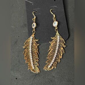 Feather earrings